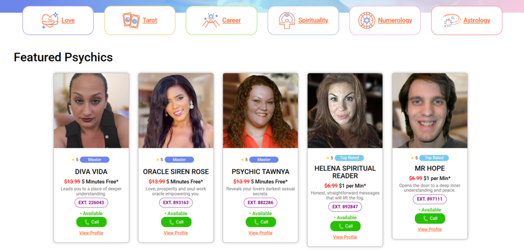 asknow - Online Psychic Reading Websites
